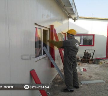 احداث تجهیز کارگاه شرکت ژرف کار جم در شادگان