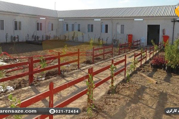 پروژه کمپ کارگری برای شرکت HLG آلمان در بصره عراق